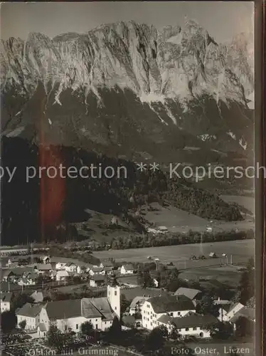 oeblarn Gesamtansicht mit Grimming Dachsteingebirge Kat. oeblarn