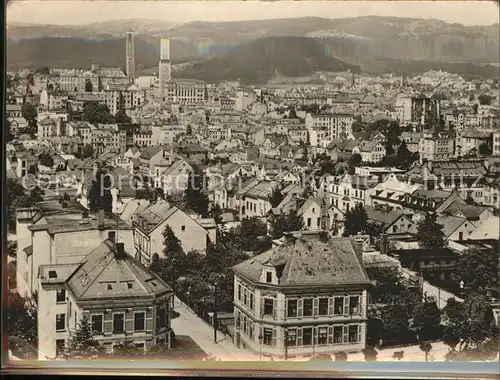 Jablonec nad Nisou Blick ueber die Stadt Kat. Jablonec nad Nisou