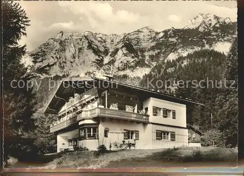 Ramsau Berchtesgaden Haus Jordan am Hintersee Kat. Ramsau b.Berchtesgaden