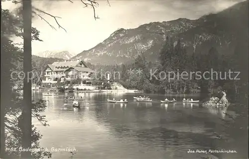 Garmisch-Partenkirchen Badersee Boote / Garmisch-Partenkirchen /Garmisch-Partenkirchen LKR