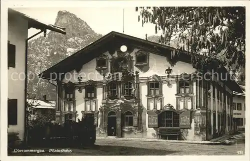 Oberammergau Pilatushaus Kat. Oberammergau