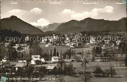 Bad Heilbrunn Karwendel Herzogstand Jochberg Kat. Bad Heilbrunn