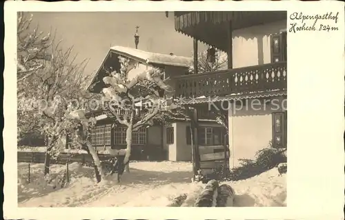 Oberaudorf Alpengasthof Hocheck Kat. Oberaudorf