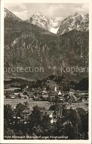 Oberaudorf Hotel Almrausch Kaisergebirge Kat. Oberaudorf