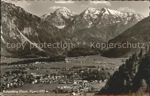 Ruhpolding Sonntagshorn Reifelberg Kat. Ruhpolding