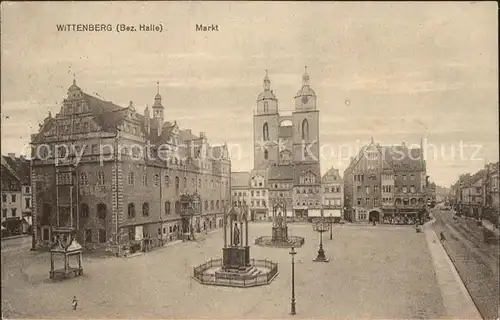 Wittenberg Lutherstadt Markt  / Wittenberg /Wittenberg LKR