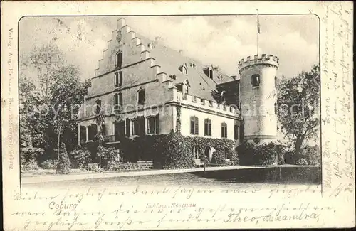 Coburg Schloss Rosenau Kat. Coburg