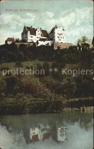 Wigoltingen Schloss Altenklingen Kat. Wigoltingen