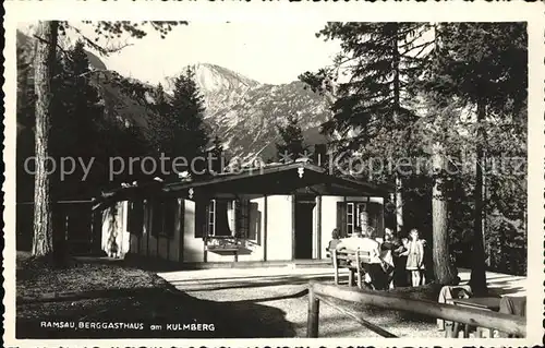 Ramsau Berchtesgaden Berggasthaus Am Kulmberg Kat. Ramsau b.Berchtesgaden