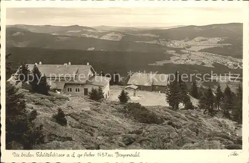 Grosser Arber Schutzhaeuser Bayerwald Boehmerwald  Kat. Bayerisch Eisenstein