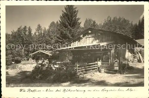 Ruhpolding Raffner Alm  Kat. Ruhpolding