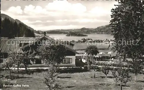 Neuhaus Schliersee Pension Kaffee Fehle Kat. Schliersee