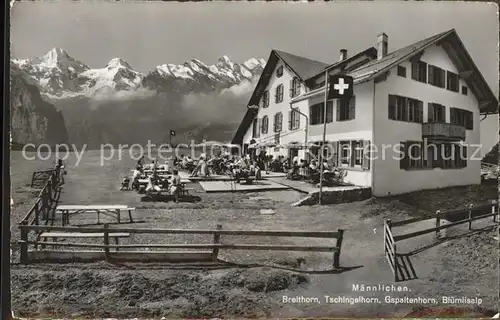 Maennlichen Breithorn Tschingelhorn Bluemlisalp Kat. Maennlichen