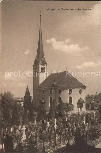 Horgen ZH Protestantische Kirche Friedhof  / Horgen /Bz. Horgen