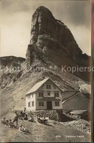 Staubern Berggasthaus Staubern Kanzel  Kat. Hoher Kasten