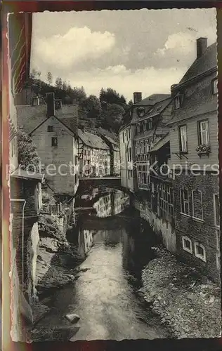 Monschau Partie an der Rur Luftkurort Kat. Monschau