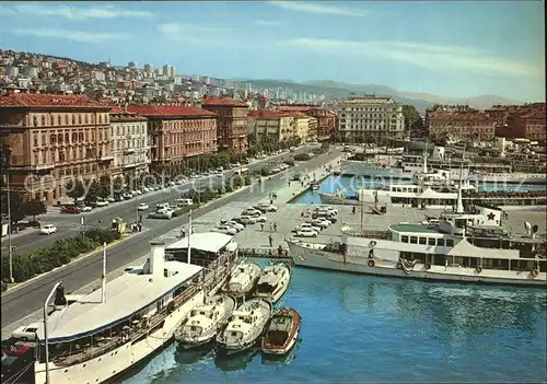 Rijeka Hafen Schiffe Kat. Rijeka
