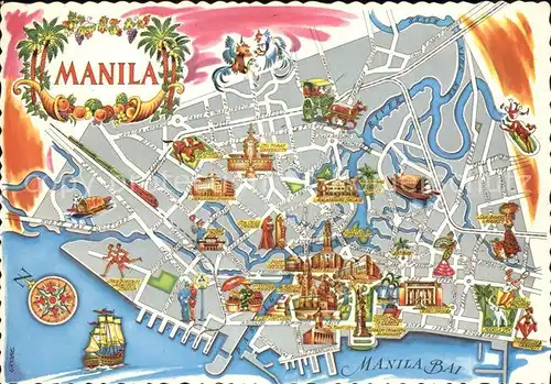 Manila Manila Map Kat. Manila