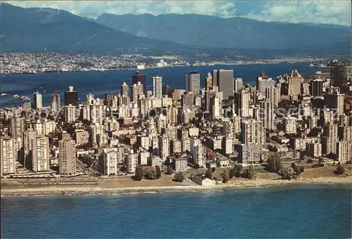 Vancouver British Columbia English Bay Harbour aerial view Kat. Vancouver