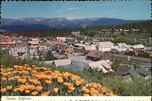 Truckee Loowing Town and Railroad Kat. Truckee