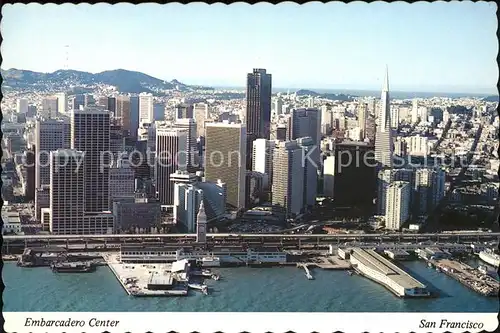 San Francisco California Embarcadero Center Skyline aerial view Kat. San Francisco