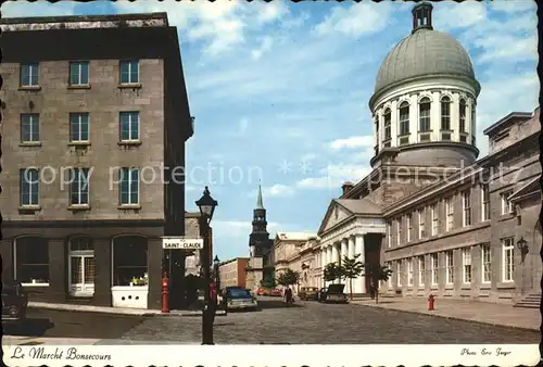 Montreal Quebec Marche Bonsecours Building St Paul Street Kat. Montreal