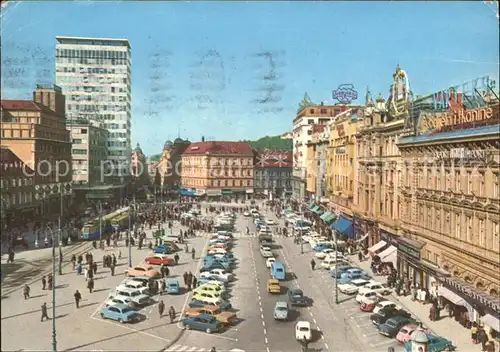 Zagreb Trg Republike Platz der Republik Kat. Zagreb