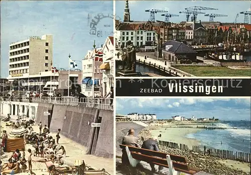 Vlissingen Teilansichten Hotel Strand Kat. Vlissingen