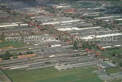 Aalsmeer Flower Market aerial view Kat. Aalsmeer