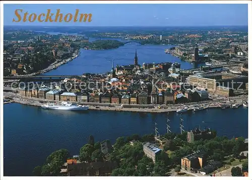 Stockholm Aerial view Kat. Stockholm