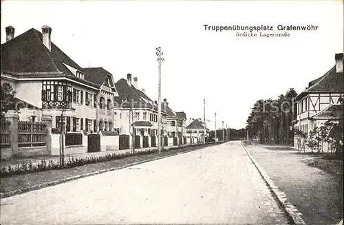 Grafenwoehr Truppenuebungsplatz Lagerstrasse Kat. Grafenwoehr