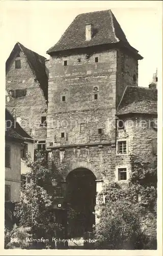 Wimpfen Hohenstaufentor Kat. Bad Wimpfen