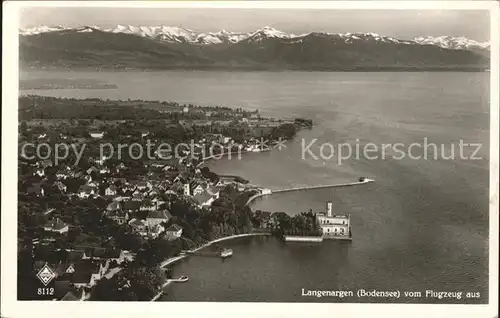 Langenargen Bodensee Flugaufnahme Kat. Langenargen