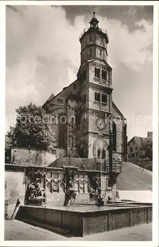 Schwaebisch Hall Michaeliskirche Kat. Schwaebisch Hall