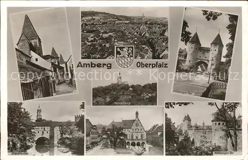 Amberg Oberpfalz Jesuitenfahrt Nabburger Tor Marktplatz / Amberg /Amberg Stadtkreis