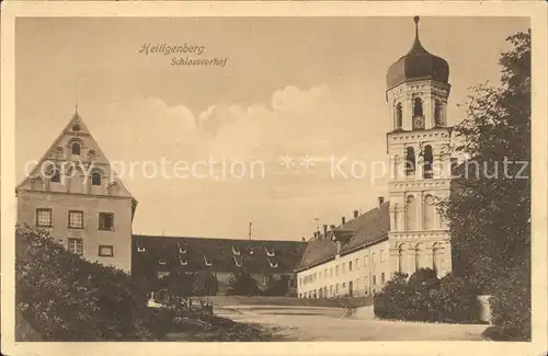 Heiligenberg Baden Schlossvorhof Kat. Heiligenberg