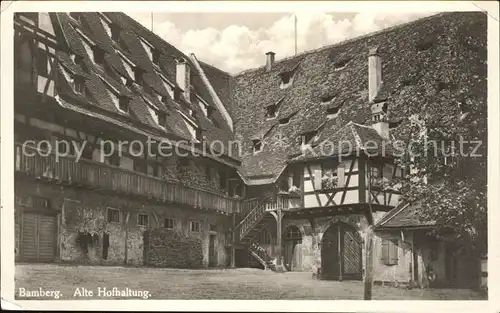 Bamberg Alte Hofhaltung Kat. Bamberg