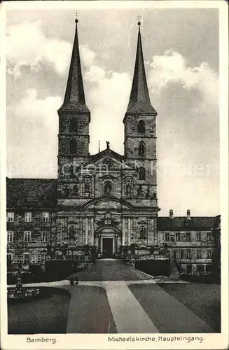 Bamberg Michaelskirche Haupteingang Kat. Bamberg