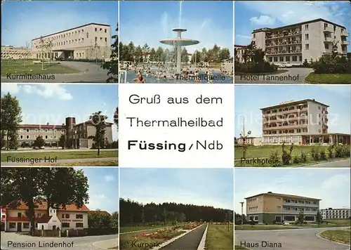 Bad Fuessing Kurmittelhaus Tannenhof Parkhotel Lindenhof Kat. Bad Fuessing