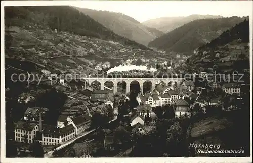 Hornberg Schwarzwald Reichenbachtalbruecke Kat. Hornberg