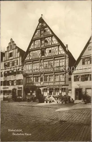 Dinkelsbuehl Deutsches Haus Kat. Dinkelsbuehl