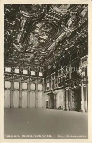 Augsburg Rathaus Goldener Saal  Kat. Augsburg