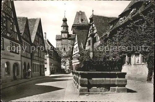 Rothenburg Tauber Markusturm Roederbogen Kat. Rothenburg ob der Tauber