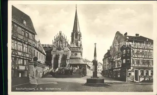 Aschaffenburg Main Stiftskirche  Kat. Aschaffenburg