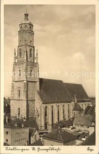 Noerdlingen St. Georgskirche Kat. Noerdlingen