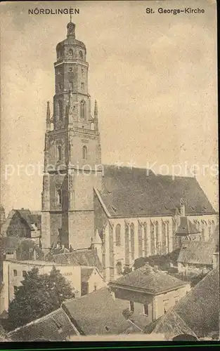 Noerdlingen St. Georgskirche Kat. Noerdlingen