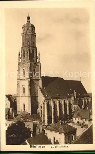 Noerdlingen St. Georgskirche Kat. Noerdlingen