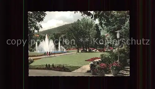 Bad Kissingen Rosengarten Wasserspielen  Kat. Bad Kissingen