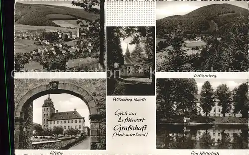 Grafschaft Sauerland Kloster Wilzenberg Kapelle Klosterteich Kat. Schmallenberg