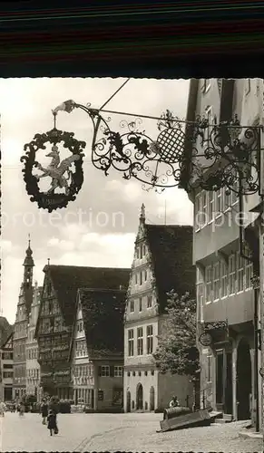 Dinkelsbuehl Dr. Martin Luther Strasse Greifenschild  Kat. Dinkelsbuehl